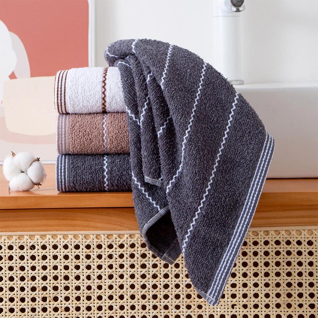 Dark Thick Soft Absorbent Cotton Face Wash Towels for Household