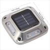 4 PCS Waterproof Garden Light 8 LED Deck Light Warning Light Solar Ground Lights  Walkway