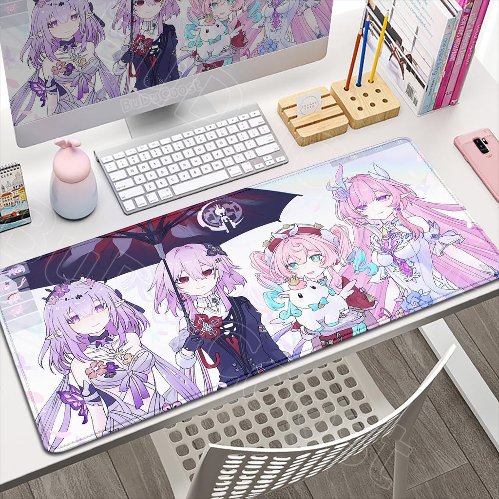 Anime Amphoreus Mouse Pad Gaming Honkai Star Rail Chrysos Heir Desk Mat Computer Accessories Mousepad Stitch Edge Keyboard Mat