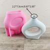 Circle Pot Silicone Mold Flower Storage Vase Epoxy Resin Mold Suitable for Diy Crafts Jewelry Container Home Decoration