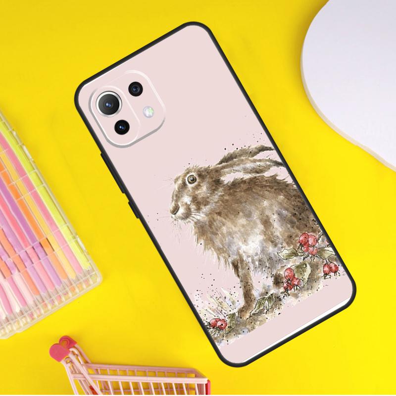 Rabbit Cover For Xiaomi 14 Ultra 13 11T 12T 13T 14T Pro POCO X6 X7 Pro X3 X5 F3 F5 F6 M6 Pro Case