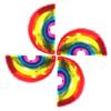 Rainbow balloon rainbow unicorn helium foil balloons baby shower kids birthday party home decor Wholesale