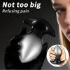 Wearable Anal Plug Liquid Silicone Dilator Smooth Body Safe Adult Toy