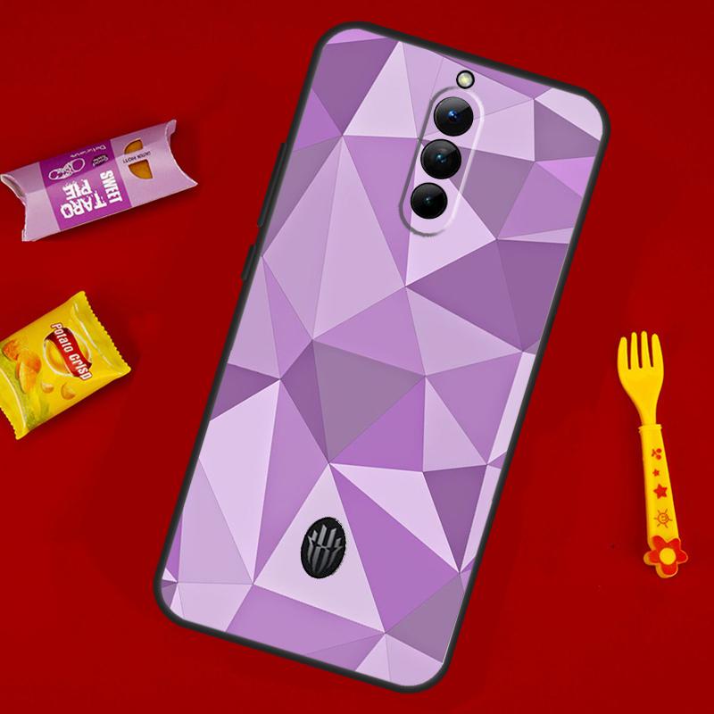 Geometric Abstract Crystal Case For ZTE Nubia Red Magic 8S 9S 10S 8 9 10 11 Pro Plus 6 7 6S 7S Pro 6R 5G 10 Air Cover