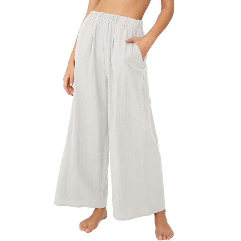 Pantalons et Pantacourts Décontractés pour Femmes JPNTKY Couleur Unie Imprimée