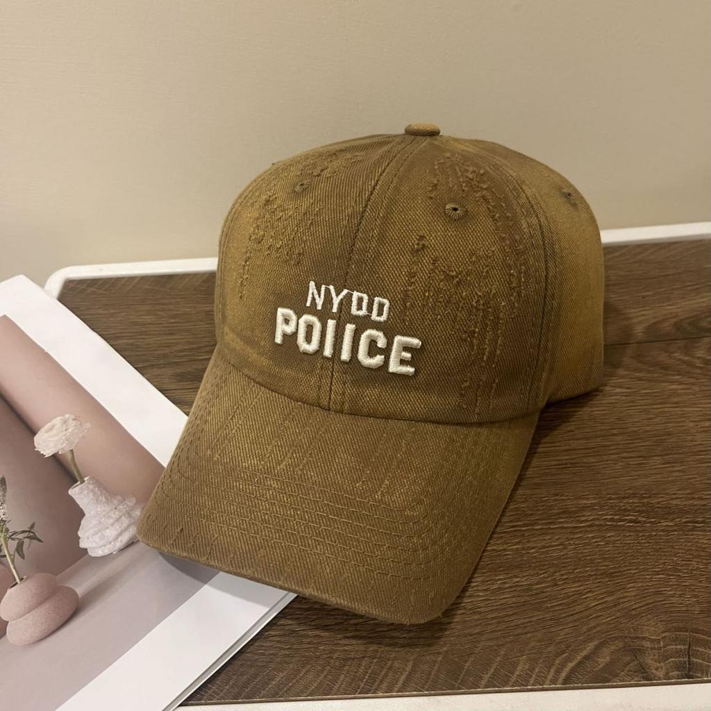 American Baseball Cap Women's New Washing Embroidered Letter Hat Men's Face Showing Small Personality Sun Protection Baseball Cap