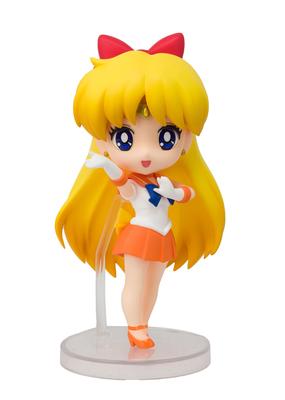 Figuarts mini Sailor Moon Sailor Venus 90mm maľovaná pohyblivá figúrka (predajná verzia) približne. PVC a ABS