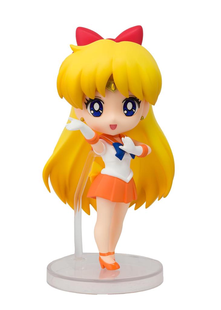 Figuarts mini Sailor Moon Sailor Venus 90mm malovaná pohyblivá figurka (verze pro další prodej) Cca. PVC a ABS