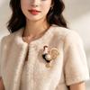 New Rooster Brooch, Personalized Unique Statement Brooch, Exquisite Fashionable Accessory For Men And Women, Stylish Gift