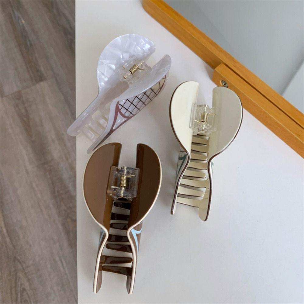 Baseball Sport Ball Series Hair Claw Tennis Acetic Acid Shark Clip Splicing Hair Claw Female