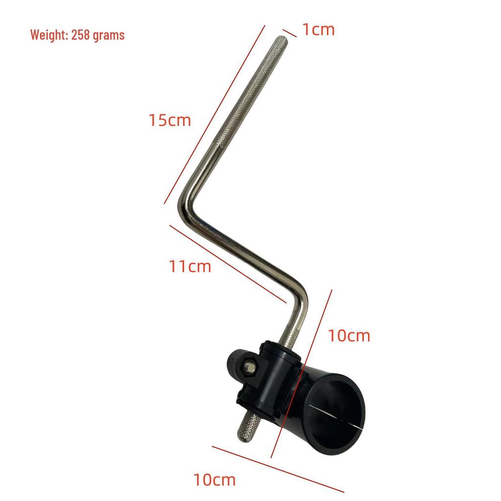 Universal 3-Way Pipe Clamp for Electronic Drums, 38mm to 10mm