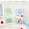 Cute Milk Doll Display Bag Transparent With Lanyard Doll Carrying Case Cartoon Zipper Storage Bag Doll Bag Decoration