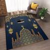 Prayer Rug Islamism Ramadan Room Decoration Large Size Carpets for Living Room Muslim Church Non-slip Soft Floor Mat Washable