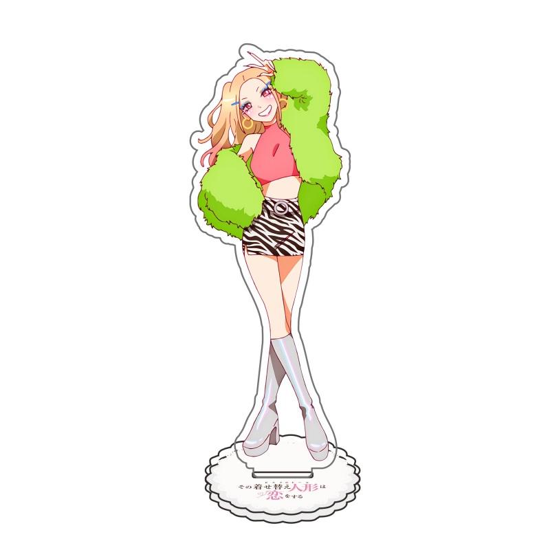 Anime My Dress Up Darling HD Acrylic Stand Figure Kitagawa Marin Gojo Wakana Model Plate Desk Decor Standing Sign Room Ornaments