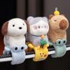 Funny Animal Snap Band Bracelet - Capybara, Kitten, Puppy Designs for Children