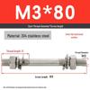 304 Stainless Steel Double-Ended Screw and Nut Set