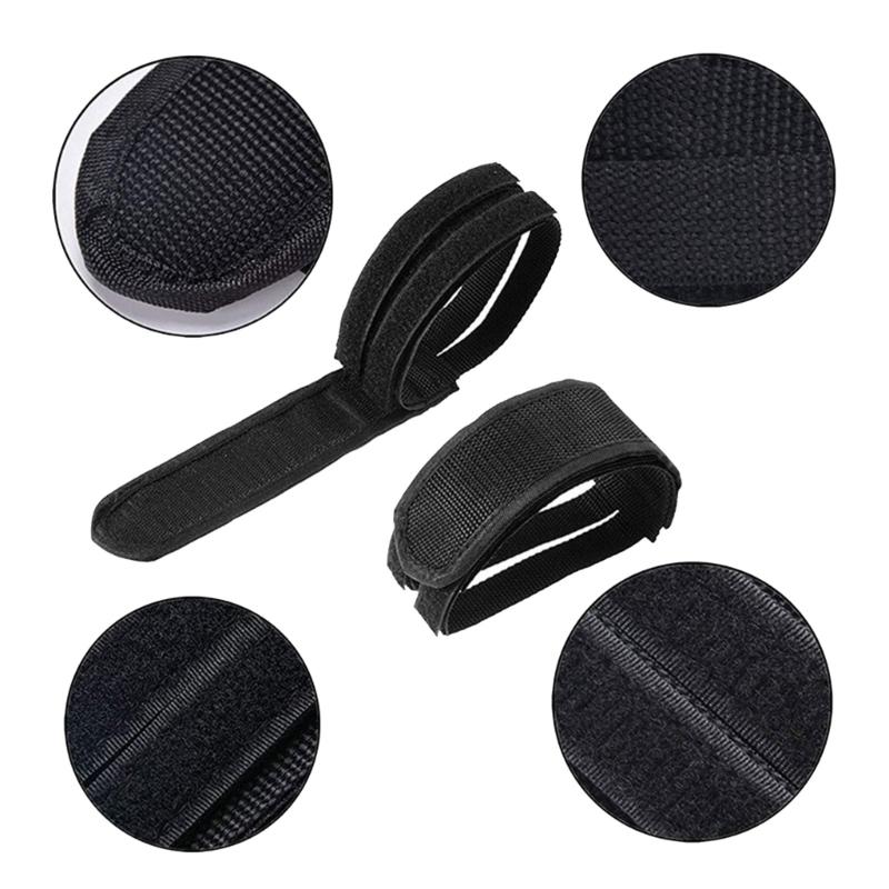 1 Pair Bike Fixed Strap Bicycles Feet Strap Pedal Straps Bike Pedal Straps Toe Clip Strap Belt Adhesive Bike Pedal Tape