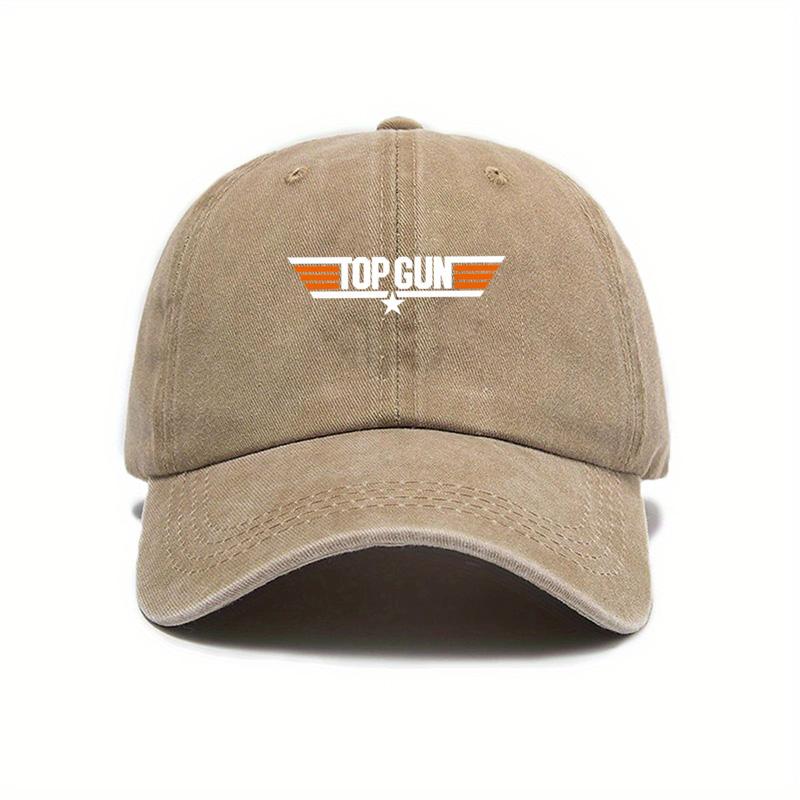 

Baseball Cap Korean Style Washed Cotton Soft Top Hat Four Seasons Men s and Women s Printed American Peaked Cap бежевий