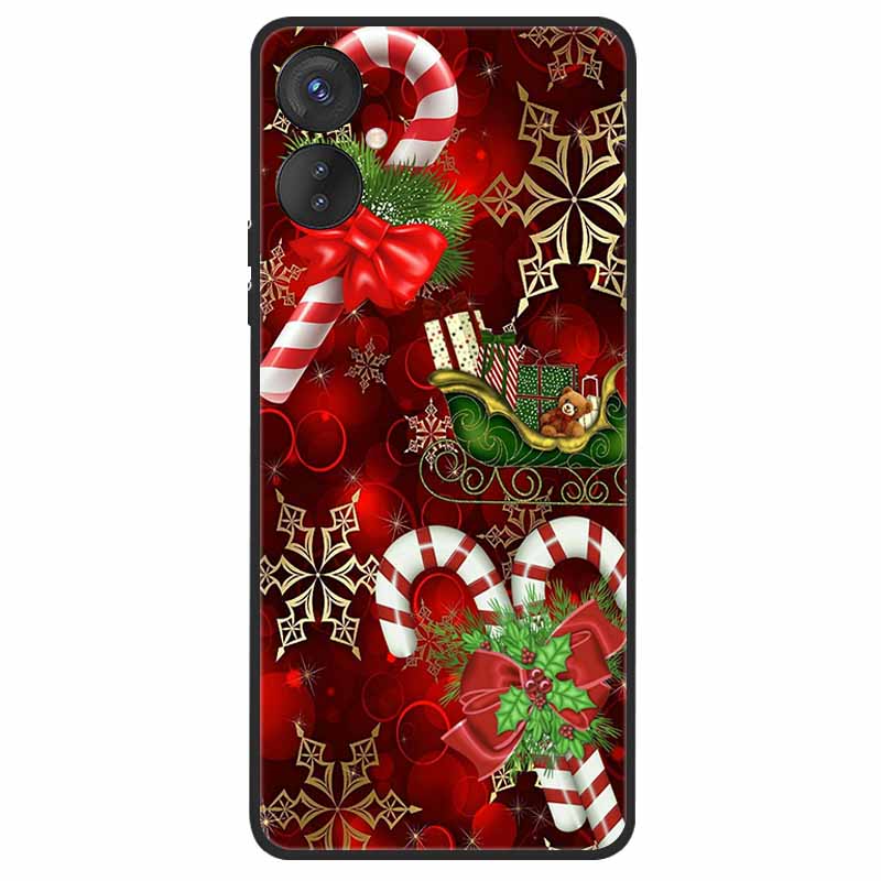 Christmas Case For Tecno Spark 9 Pro POP 5 LTE 7 7T 5 Pro Silicone Soft TPU Cover for Tecno Spark9 Pro 9Pro KH7 Case POP5 LTE