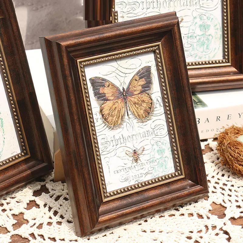 

Living Room TV Cabinet Decor Photo Frame Office Desktop Ornaments Photo Frame Family Picture Display Home Wedding Photo Frame 5 inch-8.9x12.7cm