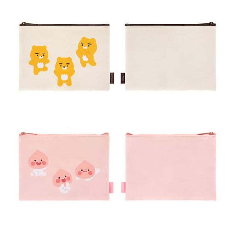 

April Shower Flat Pouch Apeach