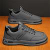 Fashion Casual Shoes for Men Breathable Work Fashion Sneaker Low Top Leather Flats for Male Formal Dress Walking Office Shoes