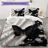 Silk Monochrome Pattern Bedding uilt Set uilt Cover Pillowcase Home Decoration Birthday Gift (1 * duvet cover + 2 * pillowcase without core)