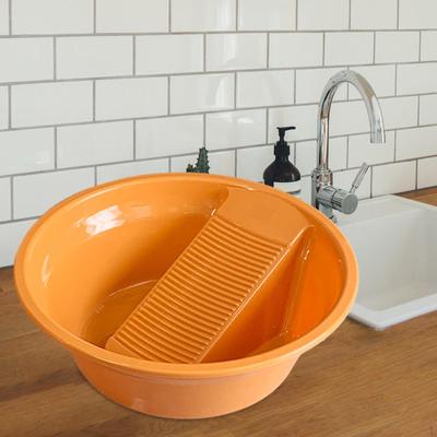 Lavabo de limpieza de lavabo, bañera duradera para lavar la ropa a mano