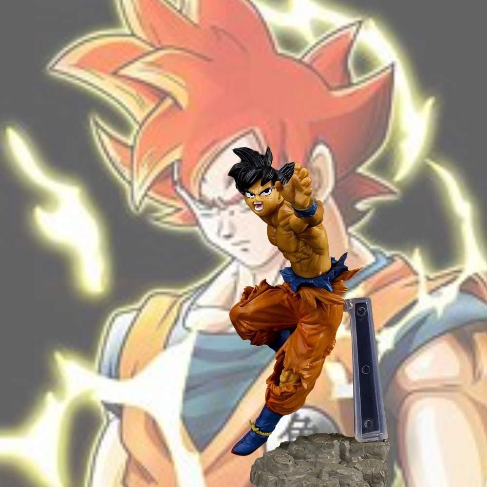 Impressive Dragon Ball Goku Cartoon Figurine With Unique Non-assembled Display Design