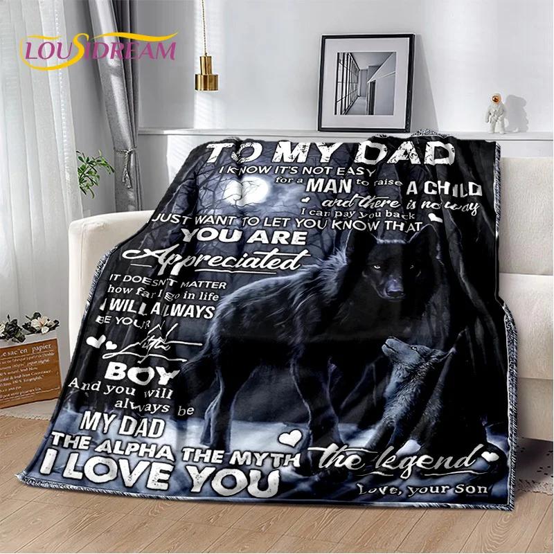 Presente Agradecimento Para Minha Mãe Pai Esposa Marido Carta Presente Cobertor, Cobertor Macio para Casa Quarto Cama Piquenique Escritório Capa de Sofá