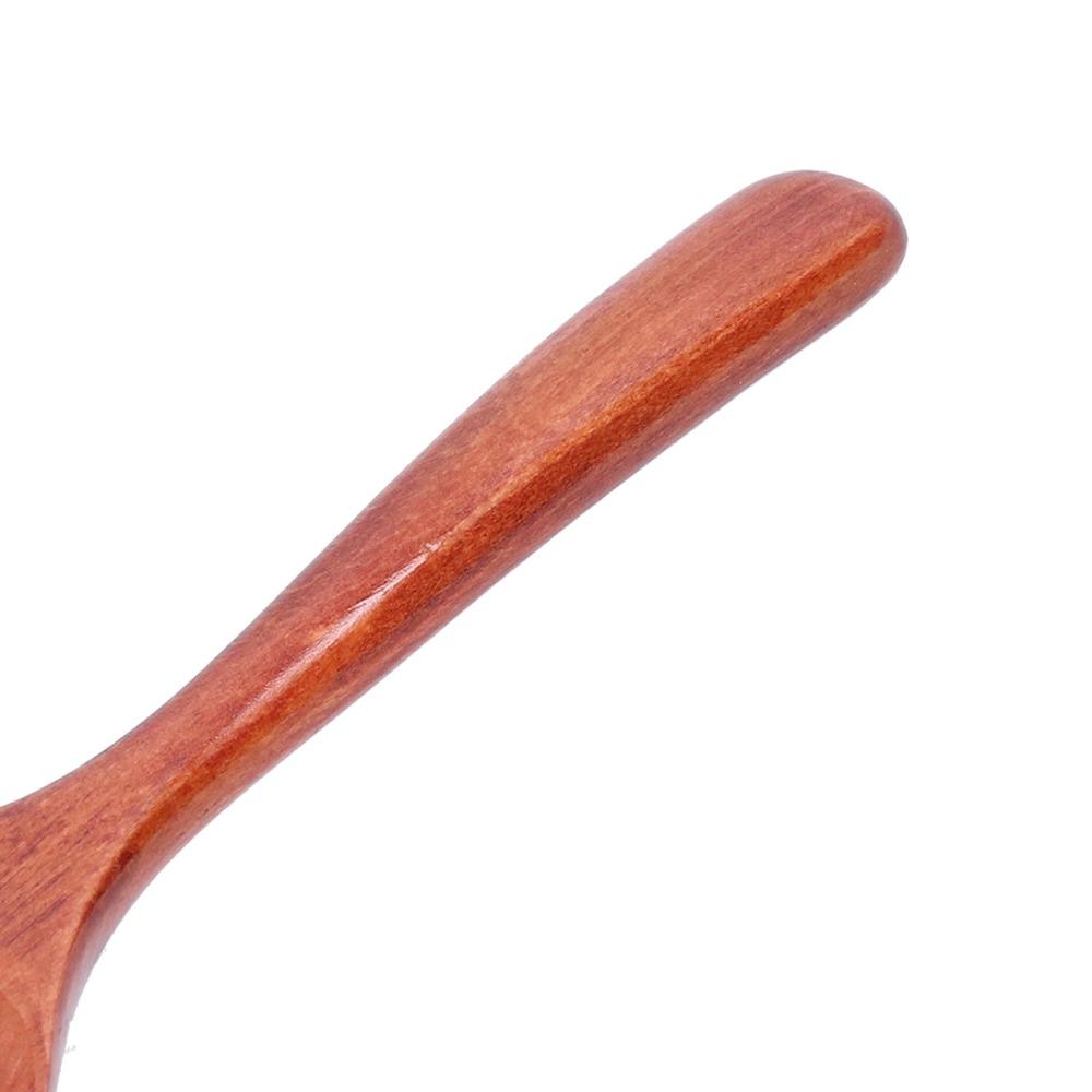 5Pcs Wood Rice Spoon Smooth Mixing Spoon Lightweight Soup Ladle Kitchen Use