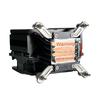 Black Fin Pure Copper CPU Cooler with 4 Heatpipes for 2011, 115X, and 1700 Platforms - Silent Desktop Fan
