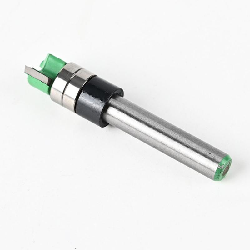 Durability Milling Cutter AntiRust Router Bit with Double Bearing for Enhances Stability Suitable for Grooving Tasks