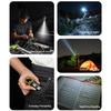 Wiederaufladbare Schlüsselanhänger Campingzeltlampe Multifunktionale COB Arbeitsleuchte Outdoor Notfall Taschenlampe zum Gehen Suchen Wandern
