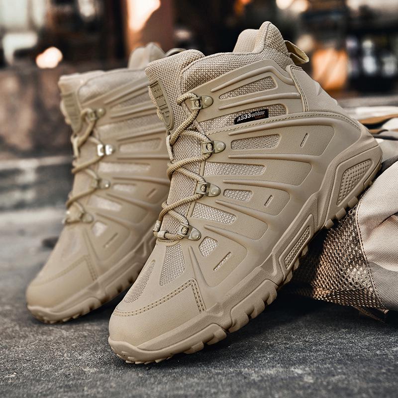 

Men s Brown Russian Tactical Combat Snow Boots 44 пісочний