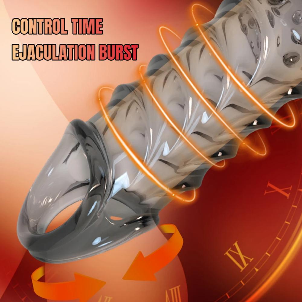 MoDi Penis Cock Ring Reusable Silicone Delay Ejaculation Stronger Erection Sex Toys Adult Nozzle Ring Cock For Men Male Sex Shop