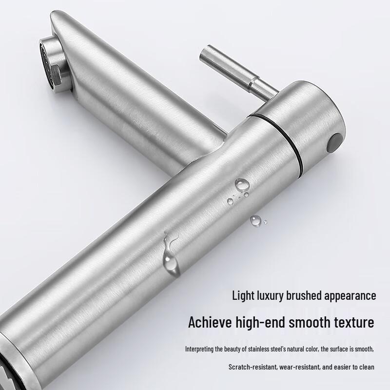 Larsden 304 Stainless Steel Single Cold Basin Faucet
