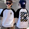 T-shirt Short Sleeved Shirt with Unique Print, Suitable for Boys and Boys Summer Tops