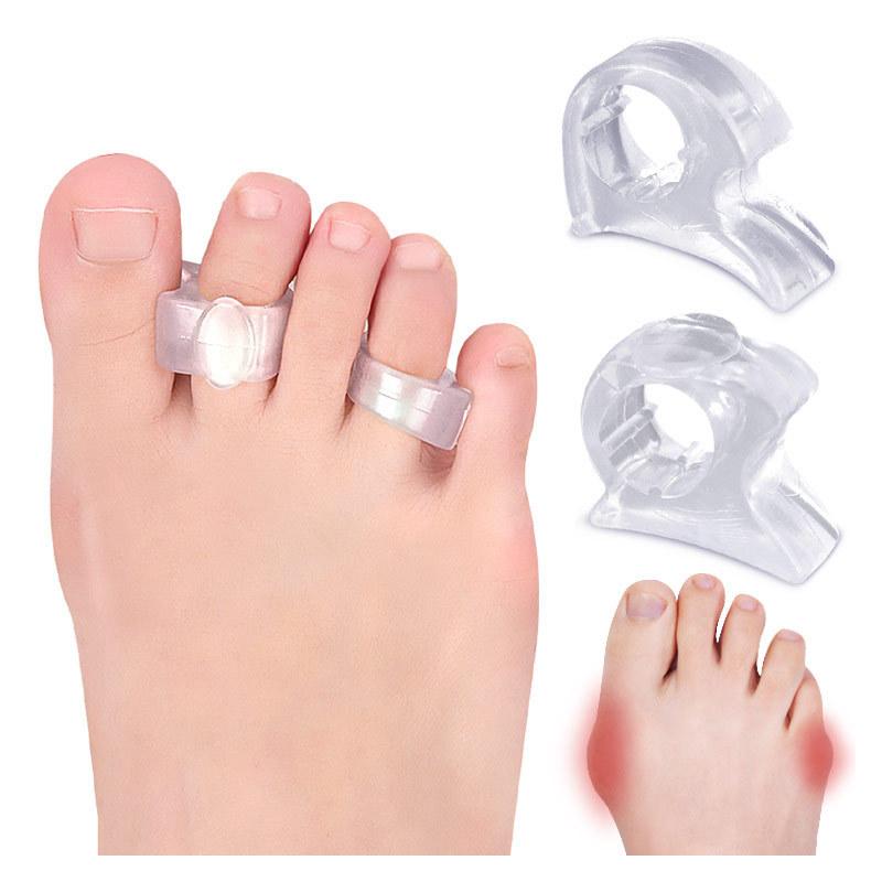 Toe Splitter Thumb Valgus Device Can Wear Shoes Silicone Big Toe Valgus Toe Splitter Anti-wear Men and Women