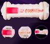 Male Masturbator Vibrator Real Vagina for Men Silicone Toy,Deep Throat Pussy Mouth Double Sex Toys
