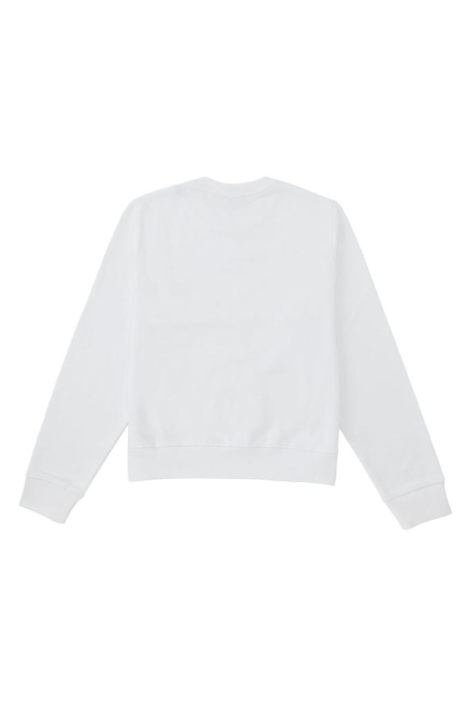 Diesel Sweatshirt A17727RIAJH 100 White M Women's F-REGGY N-FOIL