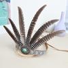 Indian Feather Headdress - Chief Hair Ornament for Children & Adults, Festival Performance Props