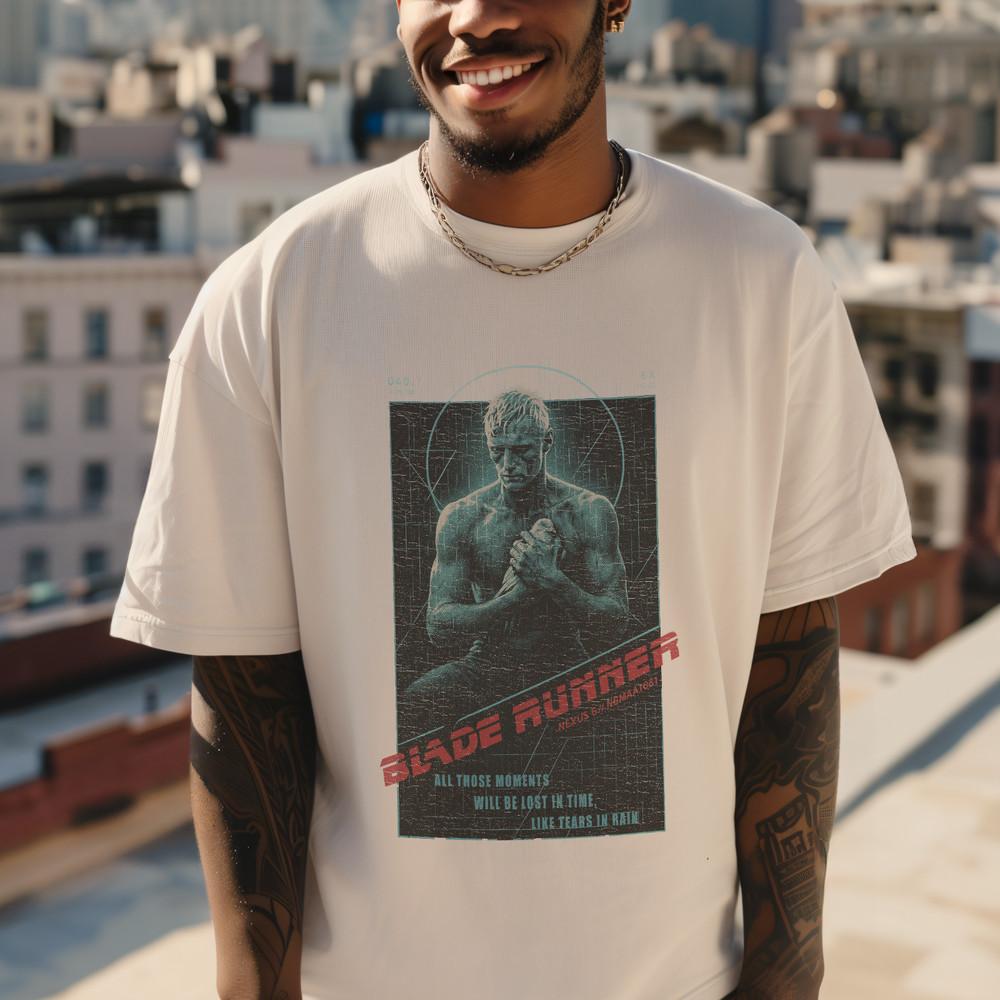 Blade Runner Roy Batty Quote Tee | Unisex SciFi Shirt S4XL | Film Gift Unisex T-Shirt M
