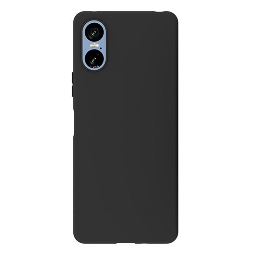 

For Sony Xperia 5 VI Case Anti-fingerprint Matte Phone Cover (Big Rear Lens Hole) Black