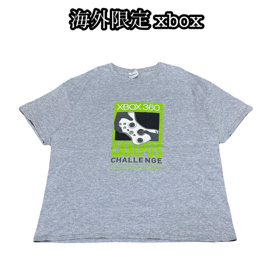 

[USED] Xbox Overseas Exclusive Rare Design T-Shirt Corporate Game Heavy Print Gray