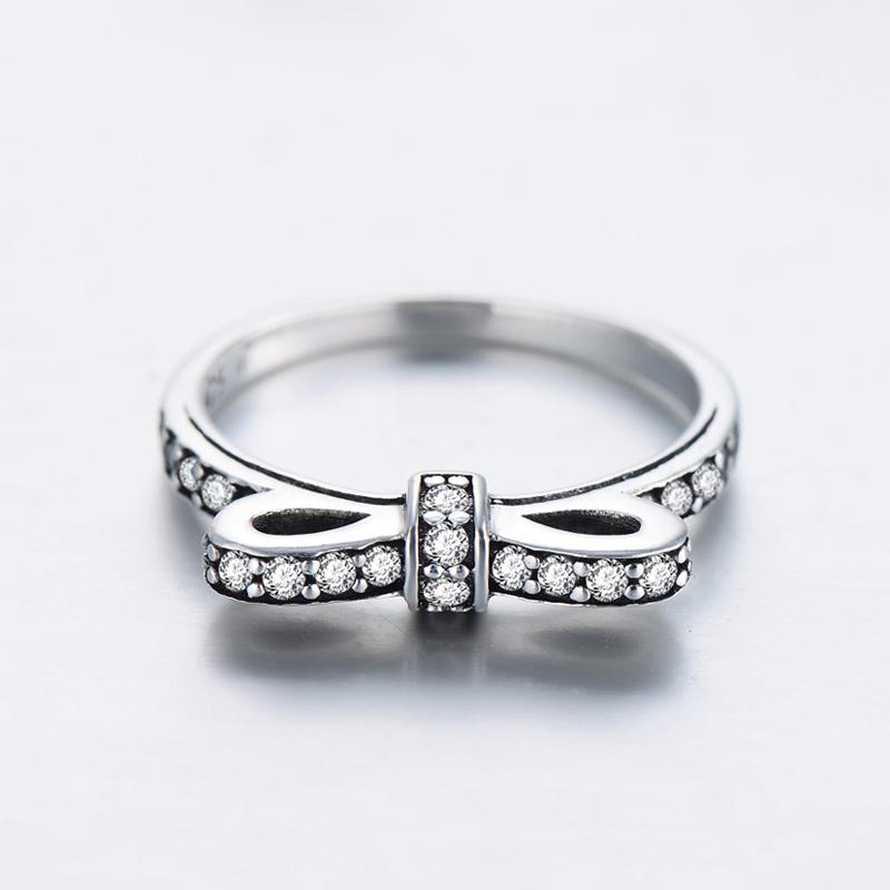 MODIAN Inel stivuitor din argint 925 de nuntă, bijuterii cu fundătură, CZ strălucitor, cadou de Valentine pentru femei