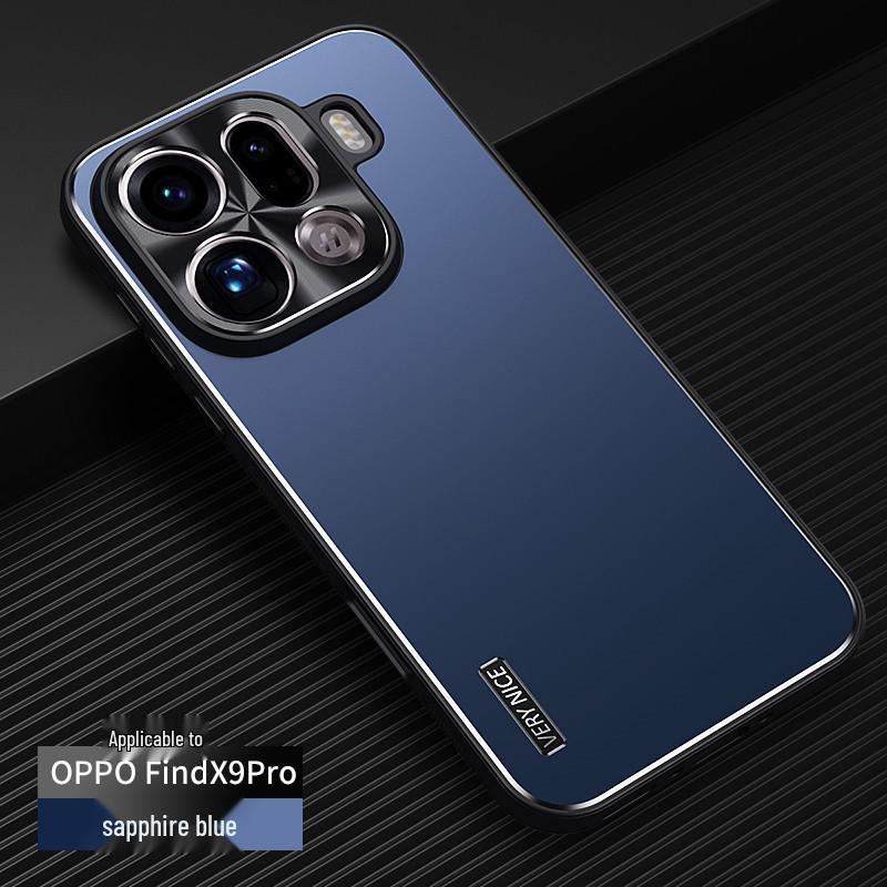 OPPO Find X9 Ultra Metal Frosted Stand Protective Phone Case - Full Coverage, Drop-proof