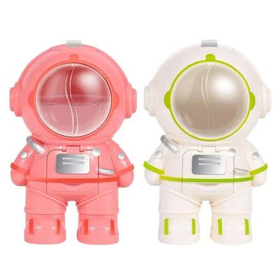 Ny Astronaut Vattenflaska Med Vattenkopp Rosa Vit Leksak Dryckesmaskin Rem Mini Fritidskopp Pojkar Och Flickor