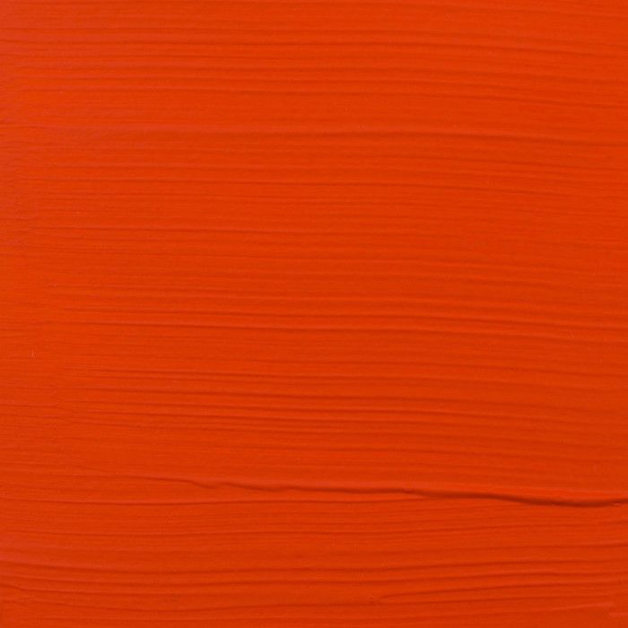 Peinture acrylique - Amsterdam - 500ml - Couleur VERMILLON - Haute résistance à la lumière - Durable
