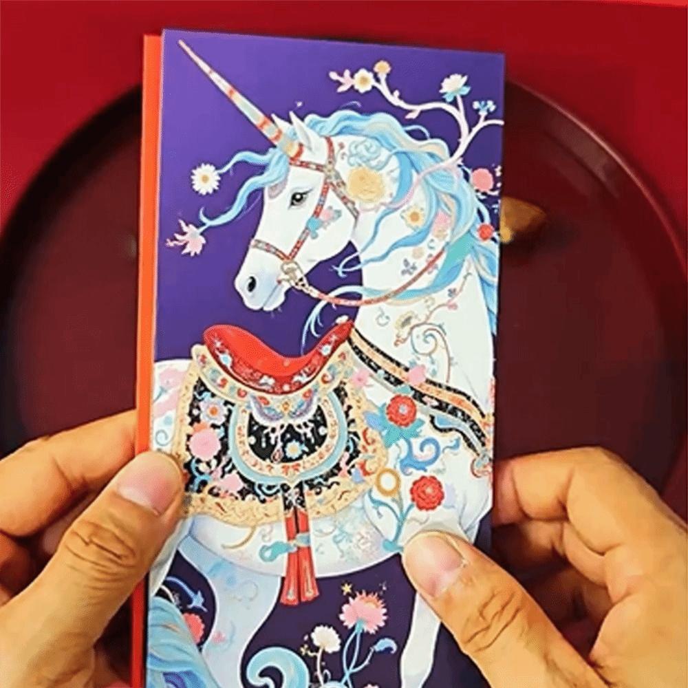6pcs Traditional Money Envelope Cartoon Red Envelope Chinese New Year Envelope Wedding